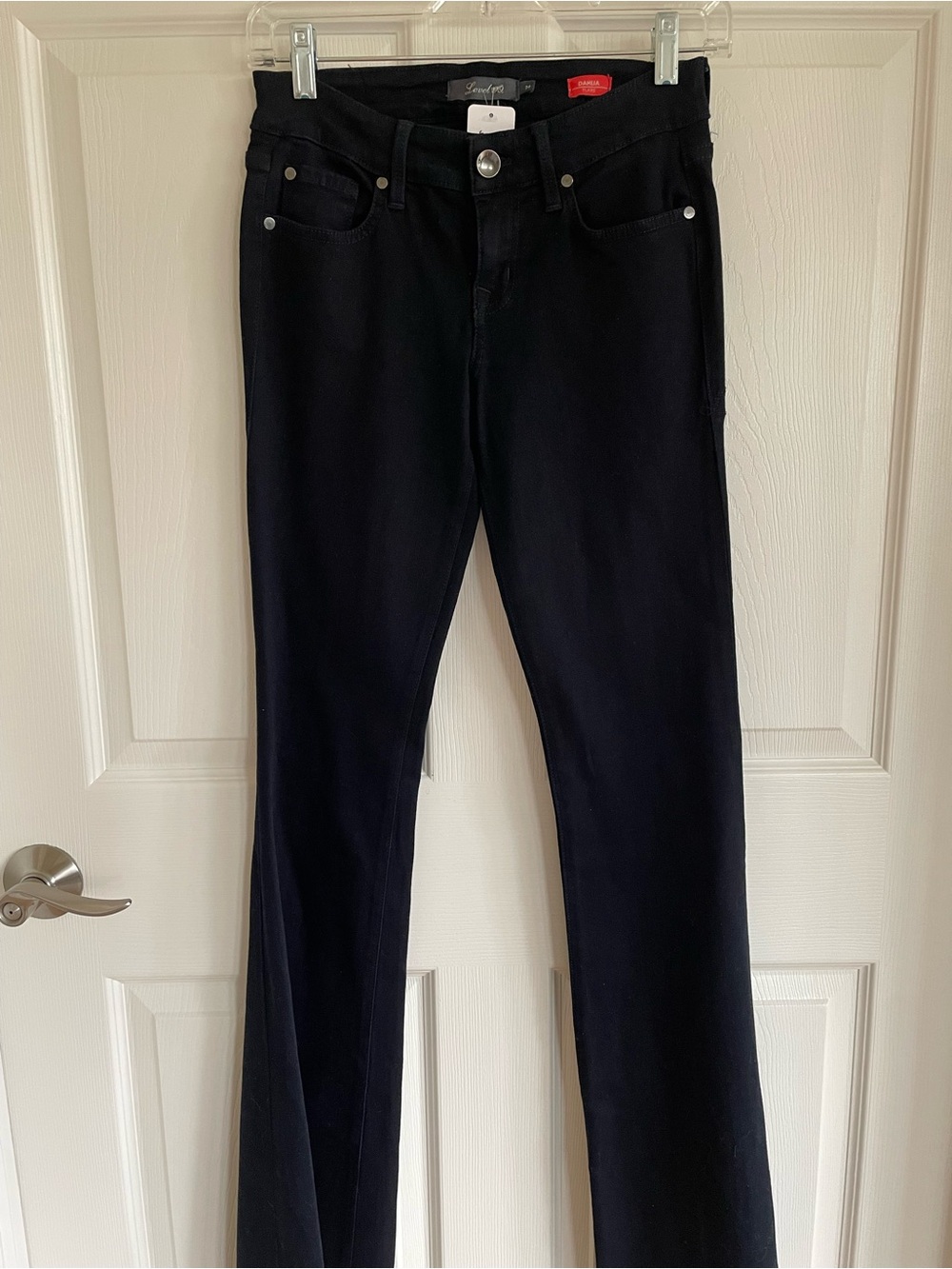 Level 99 Black Flare Jeans Size 26 XS